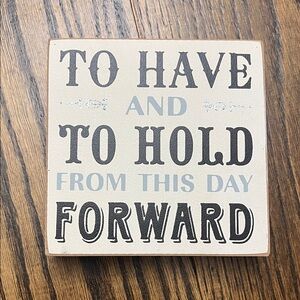 Decorative Wall Sign - wedding/marriage/engaged